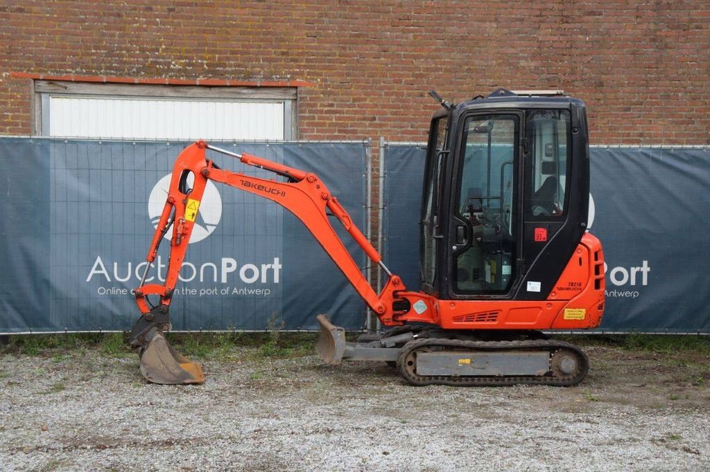 Minibagger Türe ait Takeuchi TB216, Gebrauchtmaschine içinde Antwerpen (resim 1)