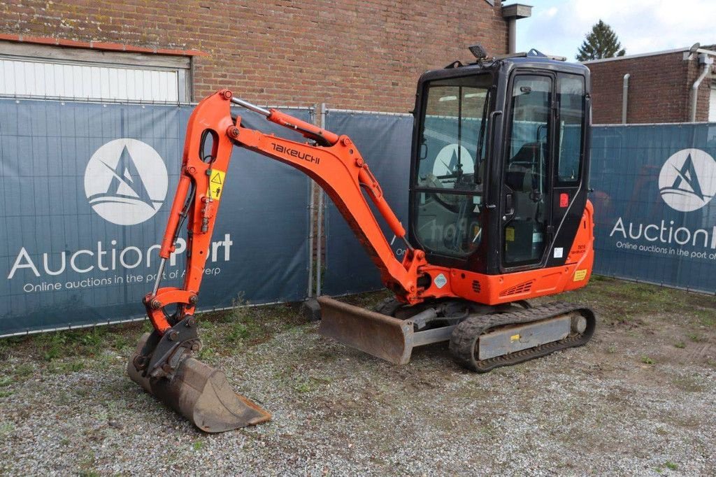 Minibagger Türe ait Takeuchi TB216, Gebrauchtmaschine içinde Antwerpen (resim 10)