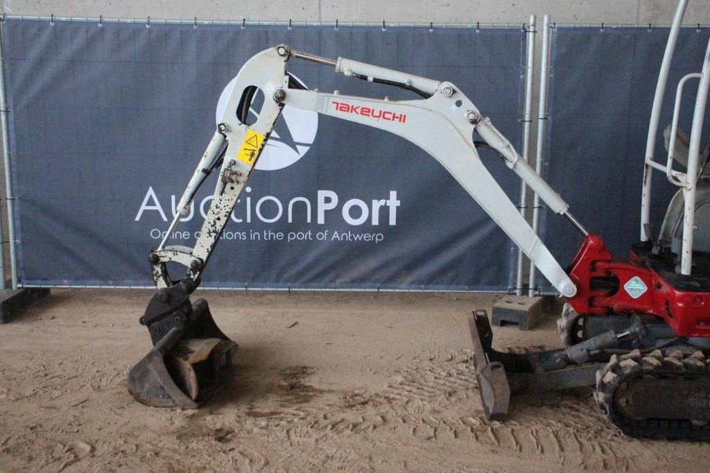 Minibagger Türe ait Takeuchi TB216, Gebrauchtmaschine içinde Antwerpen (resim 10)