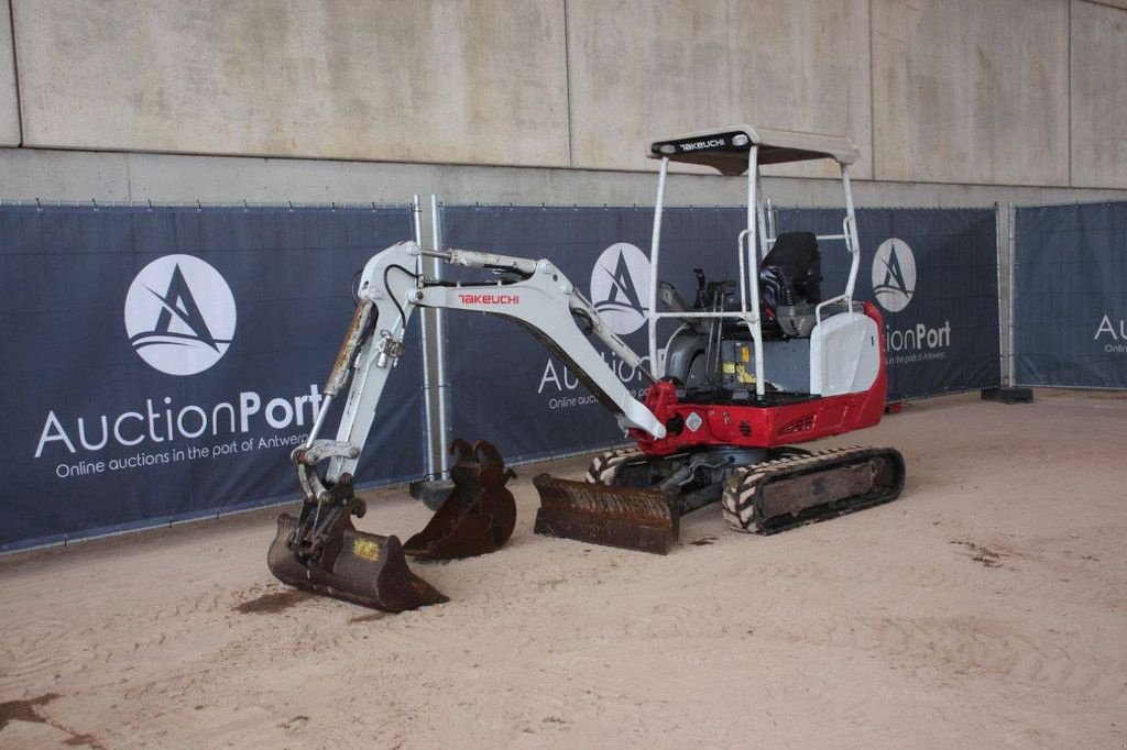 Minibagger a típus Takeuchi TB216, Gebrauchtmaschine ekkor: Antwerpen (Kép 9)