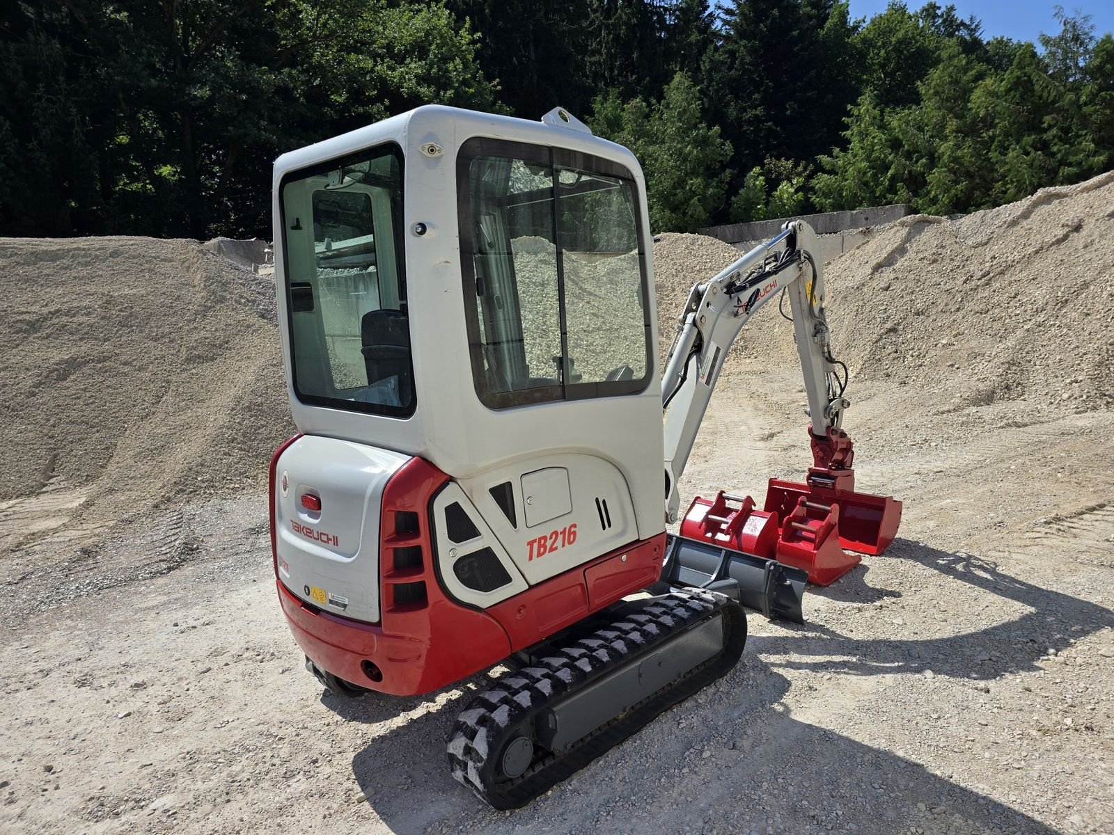 Minibagger Türe ait Takeuchi TB216, Gebrauchtmaschine içinde Gabersdorf (resim 5)