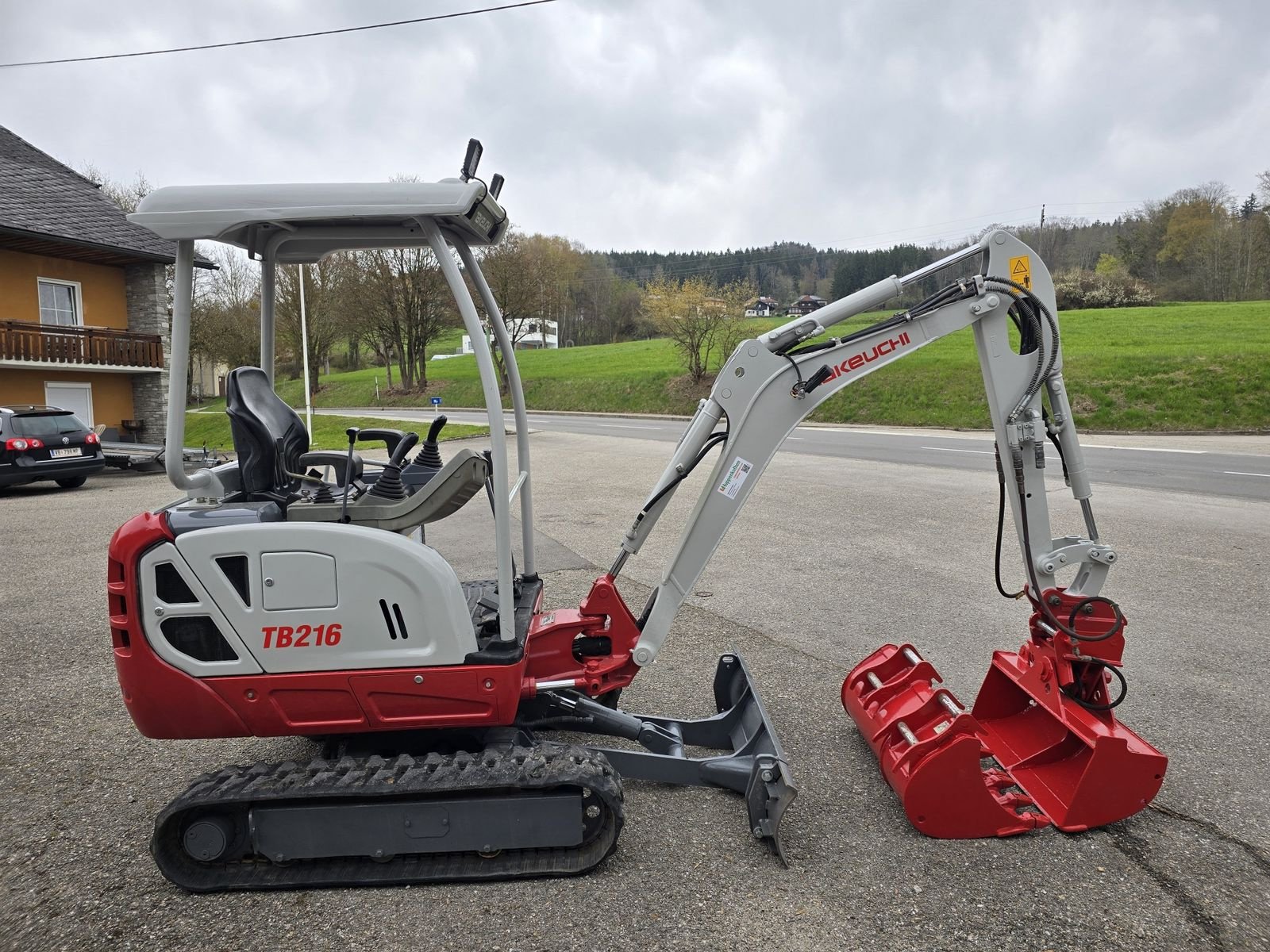 Minibagger от тип Takeuchi TB216, Gebrauchtmaschine в Gabersdorf (Снимка 20)