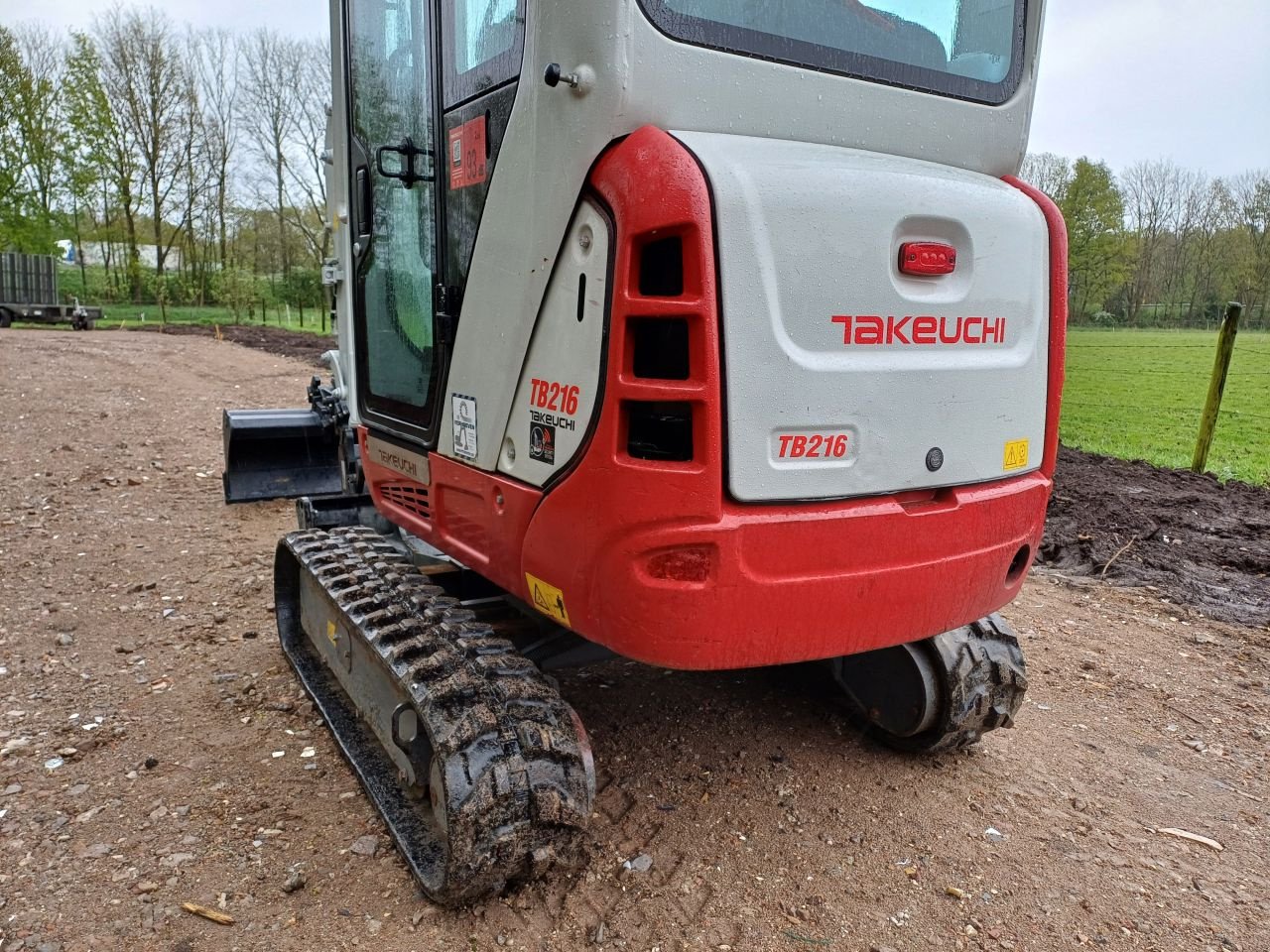 Minibagger типа Takeuchi TB216, Gebrauchtmaschine в Terschuur (Фотография 4)