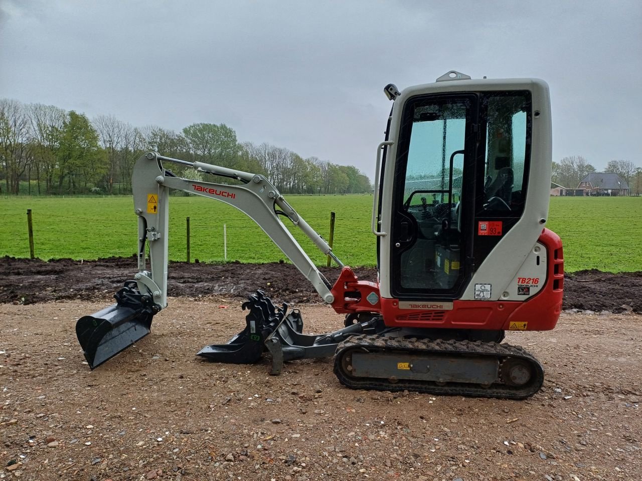 Minibagger типа Takeuchi TB216, Gebrauchtmaschine в Terschuur (Фотография 1)