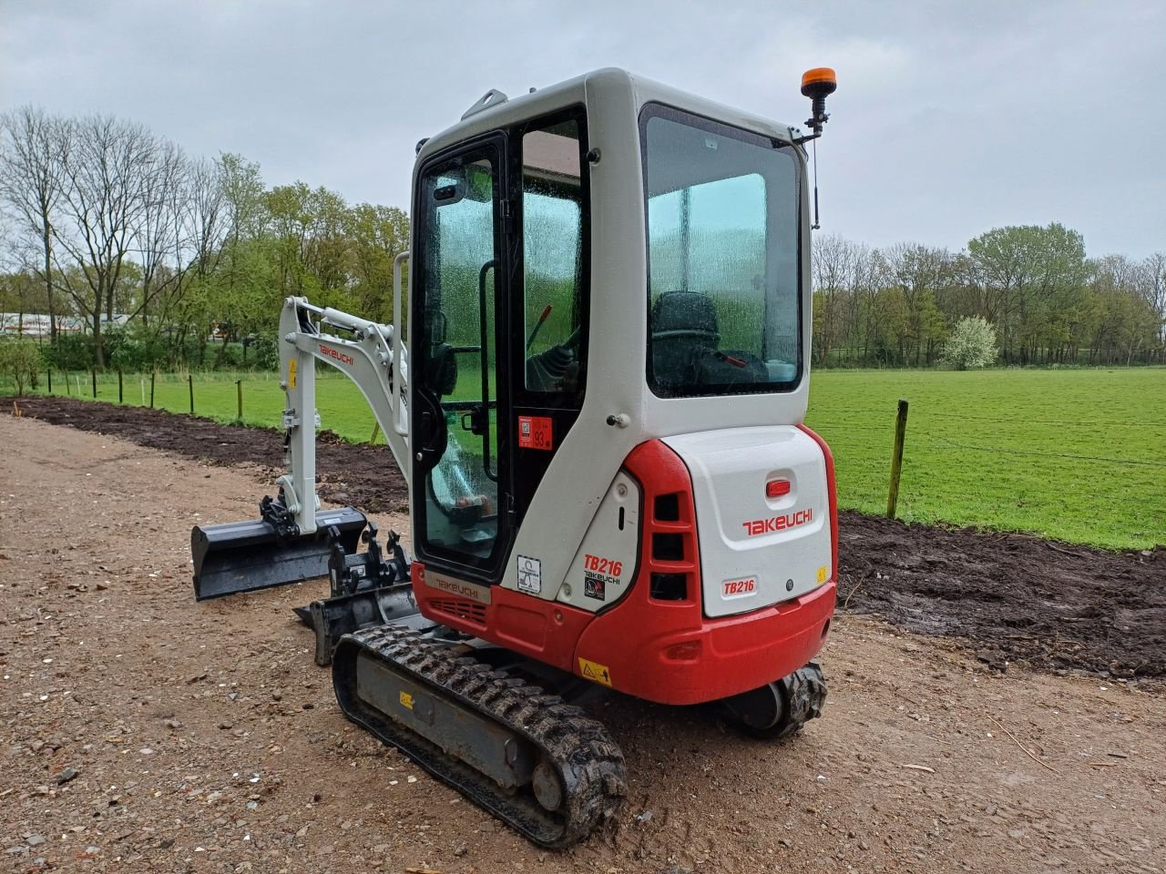 Minibagger typu Takeuchi TB216, Gebrauchtmaschine w Terschuur (Zdjęcie 5)