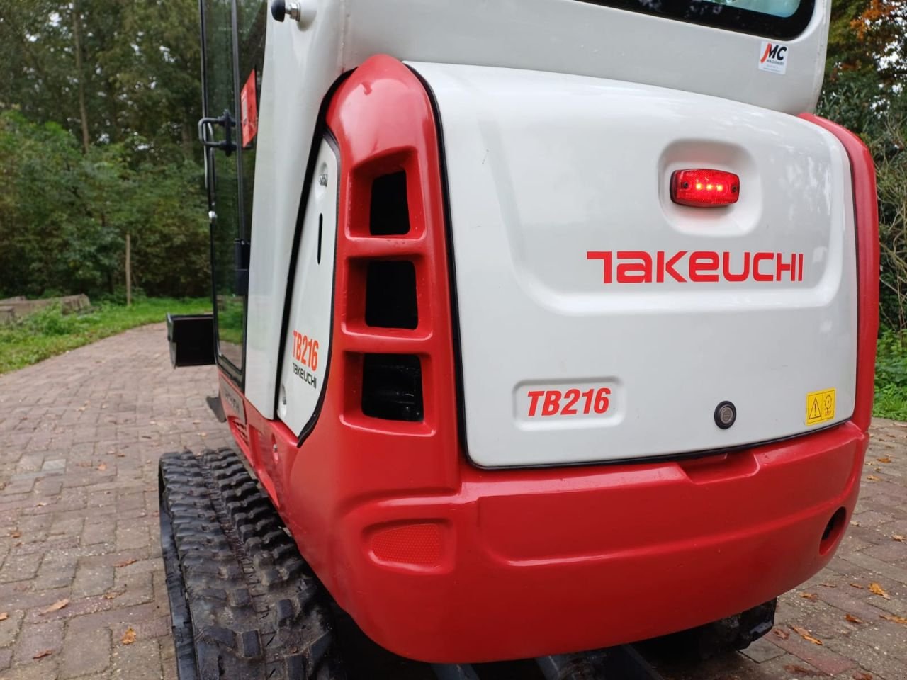 Minibagger типа Takeuchi TB216, Gebrauchtmaschine в Terschuur (Фотография 5)