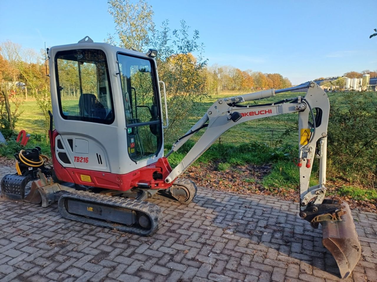 Minibagger типа Takeuchi TB216, Gebrauchtmaschine в Terschuur (Фотография 4)