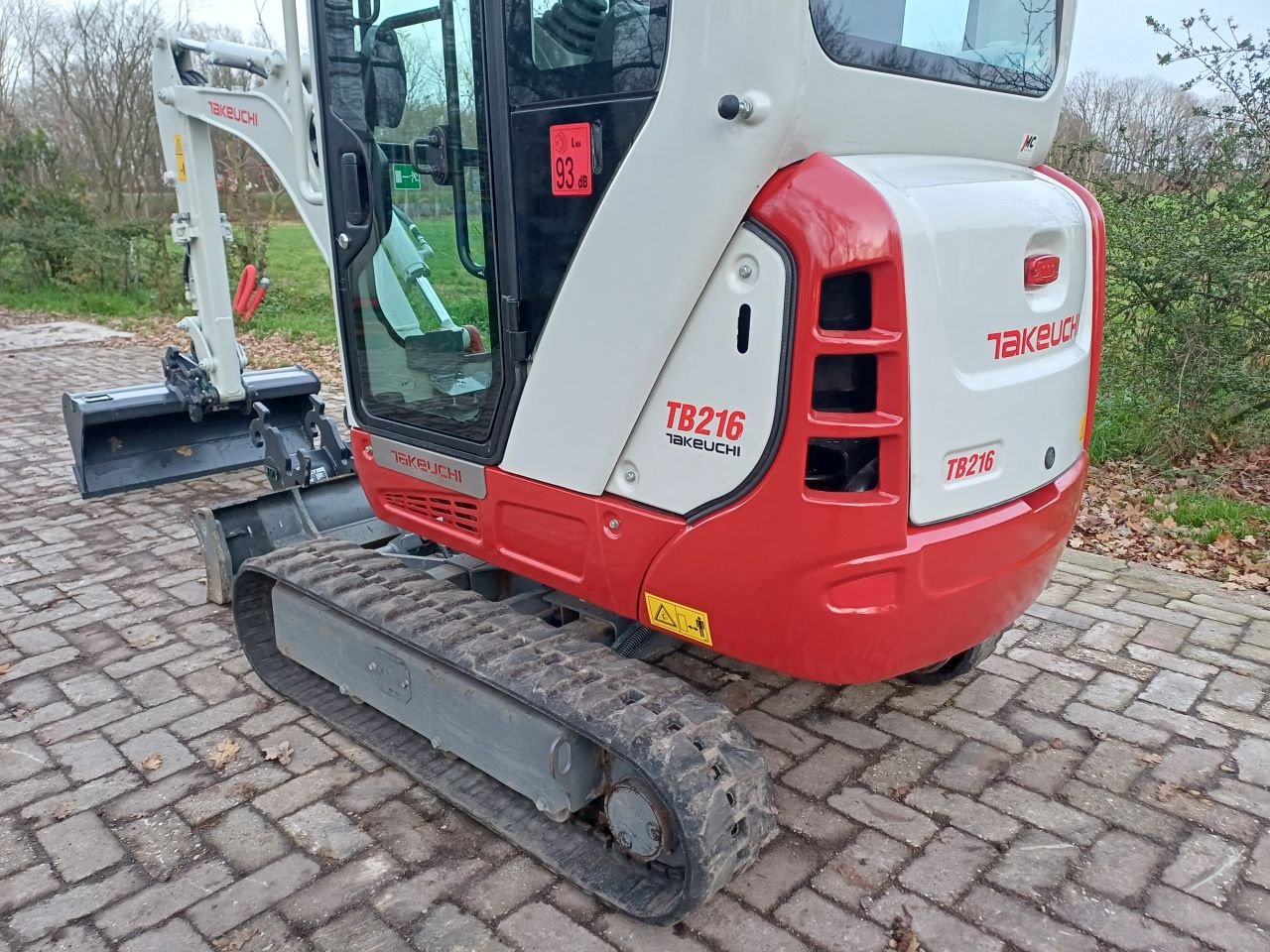 Minibagger typu Takeuchi TB216, Gebrauchtmaschine v Terschuur (Obrázek 3)