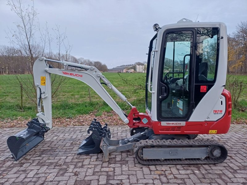 Minibagger typu Takeuchi TB216, Gebrauchtmaschine w Terschuur (Zdjęcie 1)