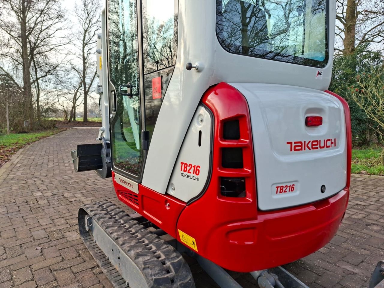 Minibagger des Typs Takeuchi TB216, Gebrauchtmaschine in Terschuur (Bild 7)