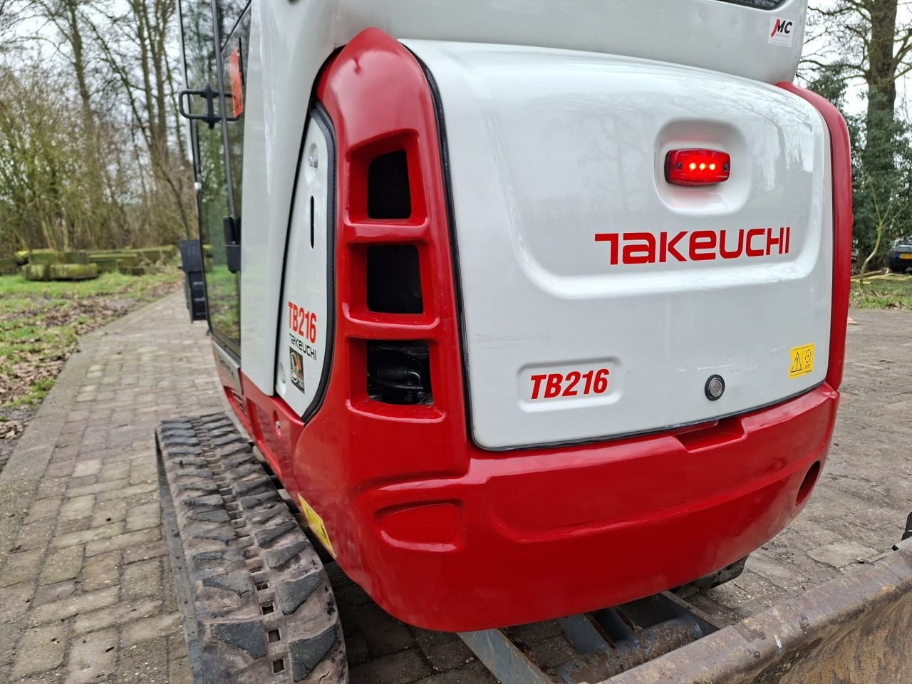 Minibagger des Typs Takeuchi TB216, Gebrauchtmaschine in Terschuur (Bild 7)