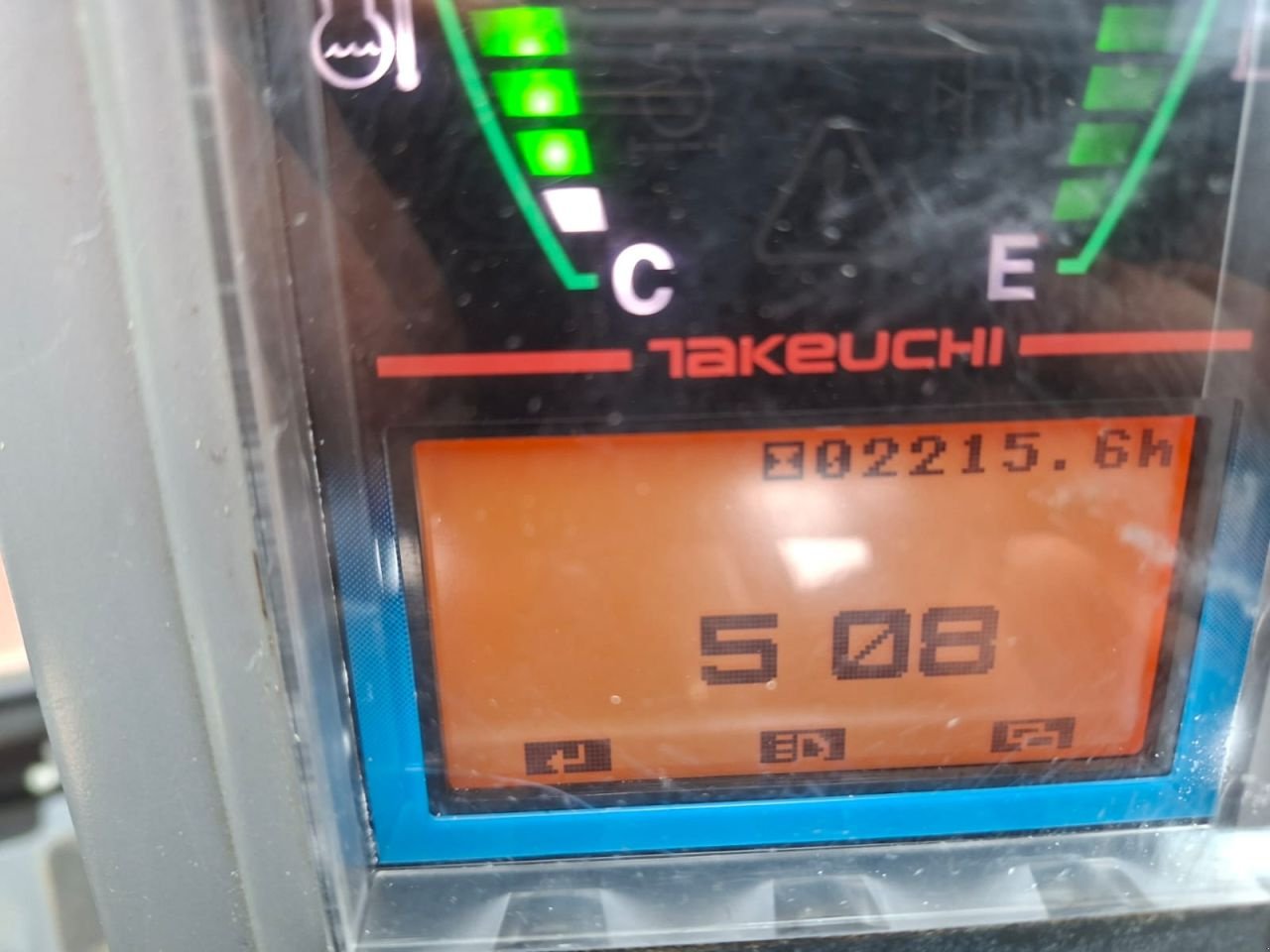 Minibagger des Typs Takeuchi TB216, Gebrauchtmaschine in Terschuur (Bild 9)