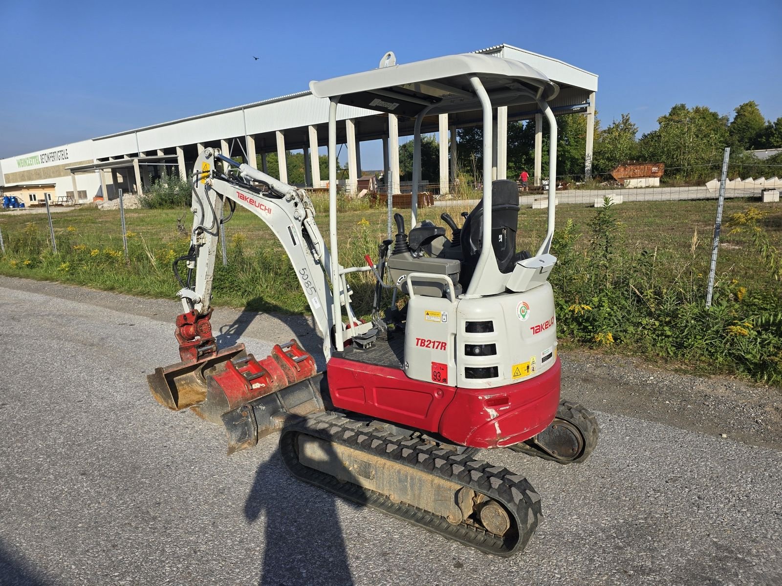 Minibagger типа Takeuchi TB217R, Gebrauchtmaschine в Gabersdorf (Фотография 3)