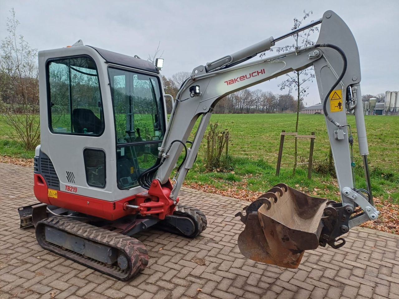 Minibagger Türe ait Takeuchi TB219, Gebrauchtmaschine içinde Terschuur (resim 5)