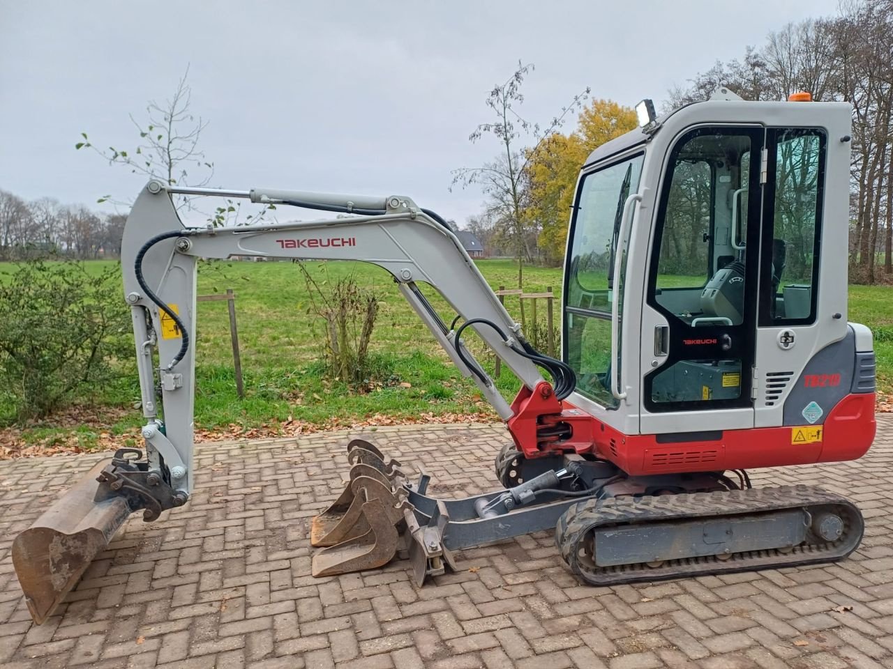 Minibagger Türe ait Takeuchi TB219, Gebrauchtmaschine içinde Terschuur (resim 3)