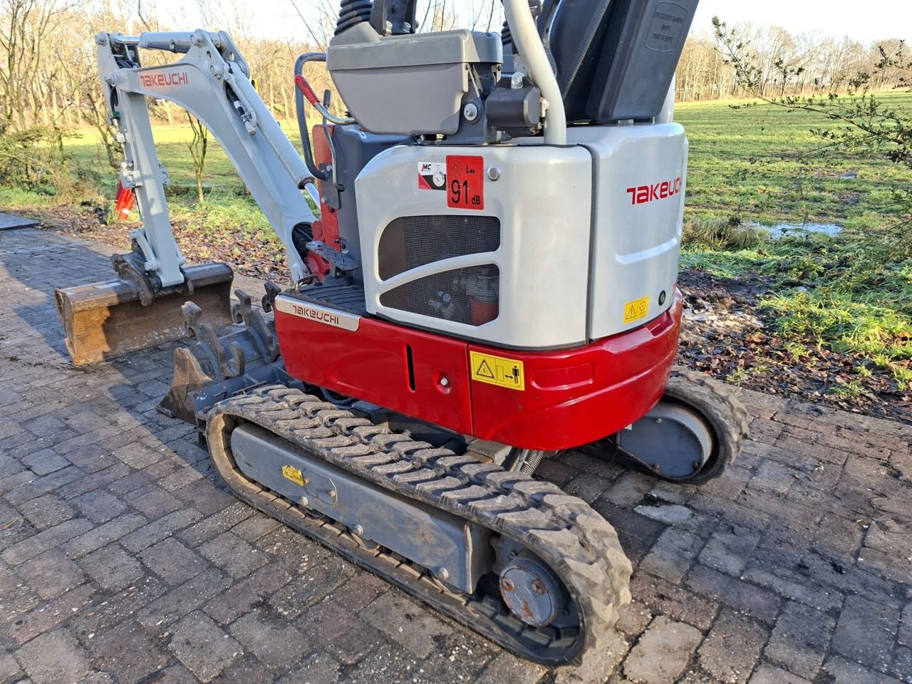 Minibagger Türe ait Takeuchi TB21R, Gebrauchtmaschine içinde Terschuur (resim 4)