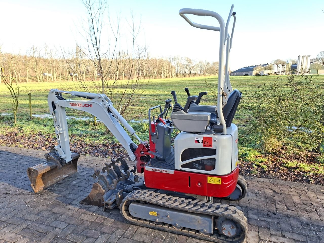 Minibagger Türe ait Takeuchi TB21R, Gebrauchtmaschine içinde Terschuur (resim 2)