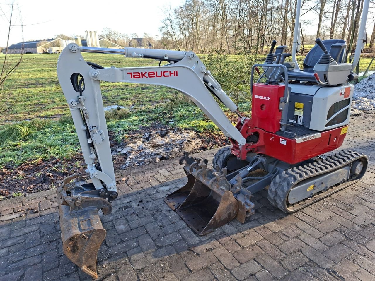 Minibagger Türe ait Takeuchi TB21R, Gebrauchtmaschine içinde Terschuur (resim 3)