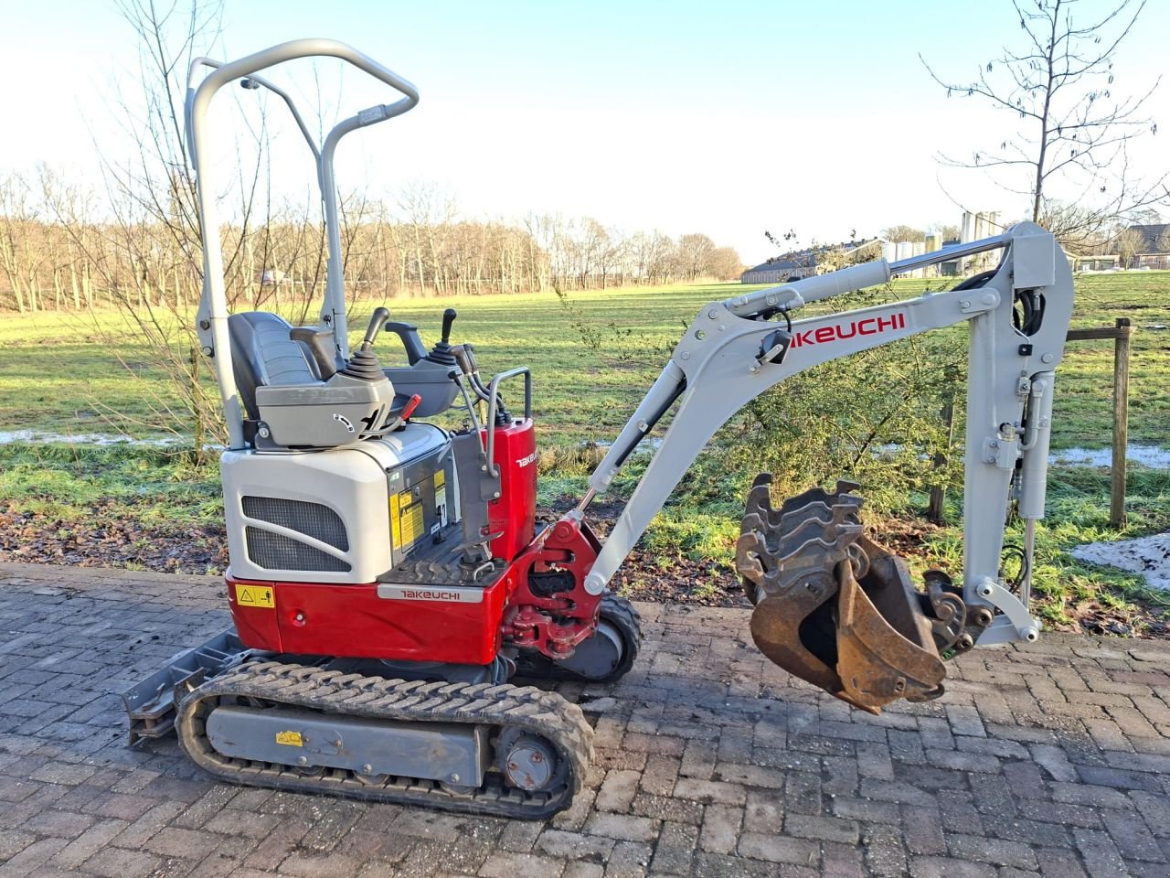 Minibagger Türe ait Takeuchi TB21R, Gebrauchtmaschine içinde Terschuur (resim 5)
