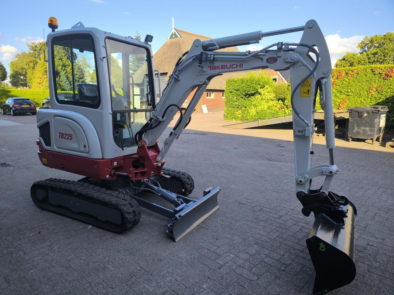 Minibagger Türe ait Takeuchi TB225, Gebrauchtmaschine içinde Hardegarijp (resim 3)