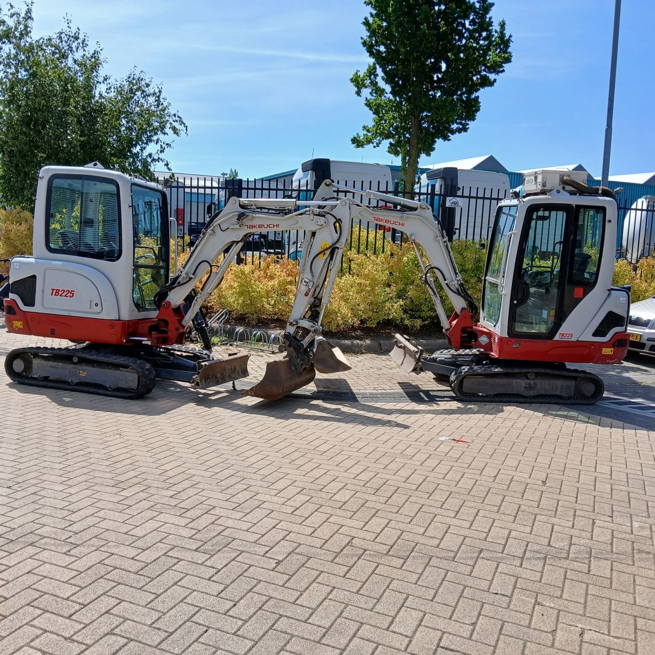 Minibagger Türe ait Takeuchi TB225., Gebrauchtmaschine içinde Alblasserdam (resim 5)