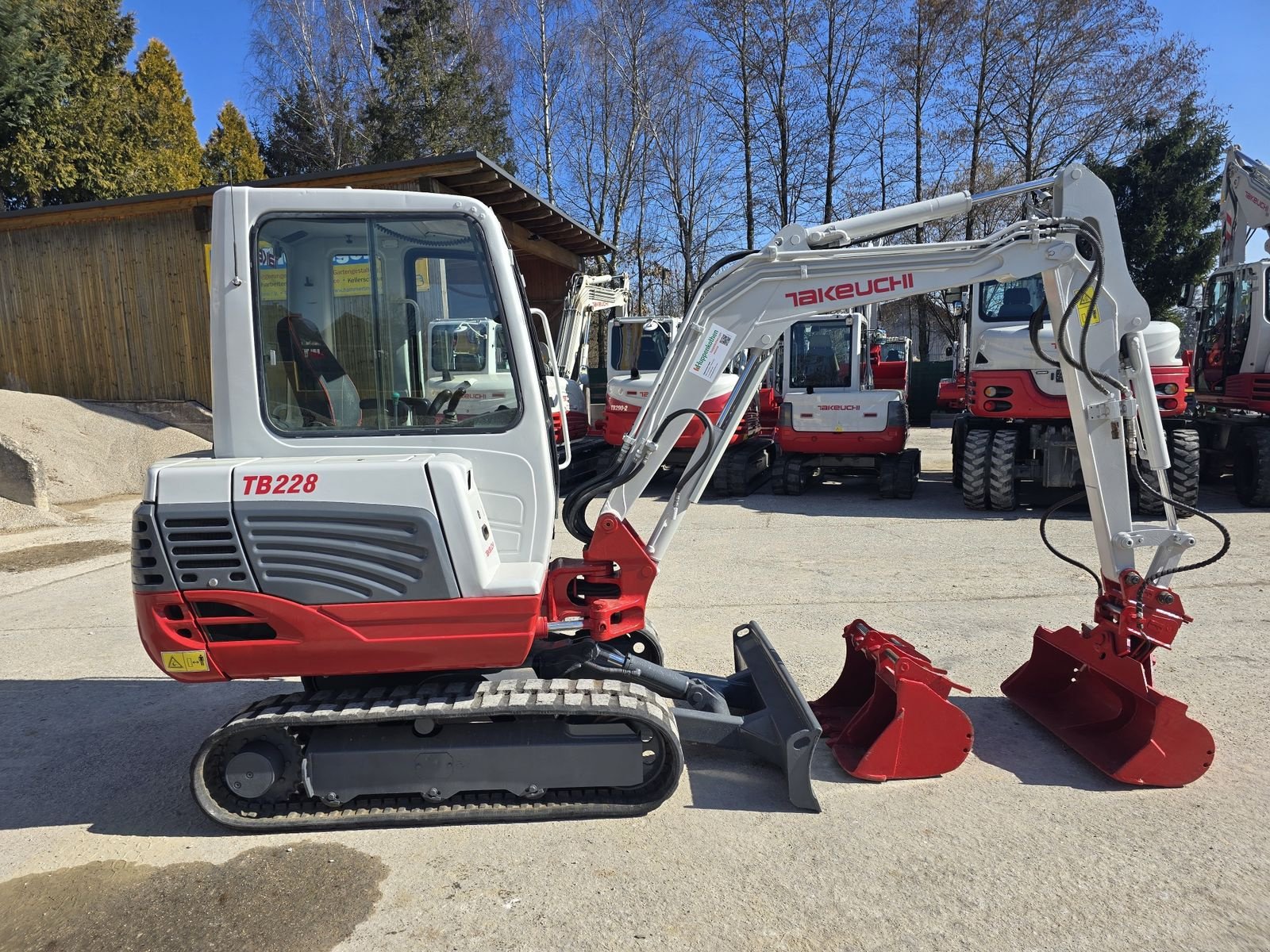Minibagger of the type Takeuchi TB228, Gebrauchtmaschine in Gabersdorf (Picture 20)