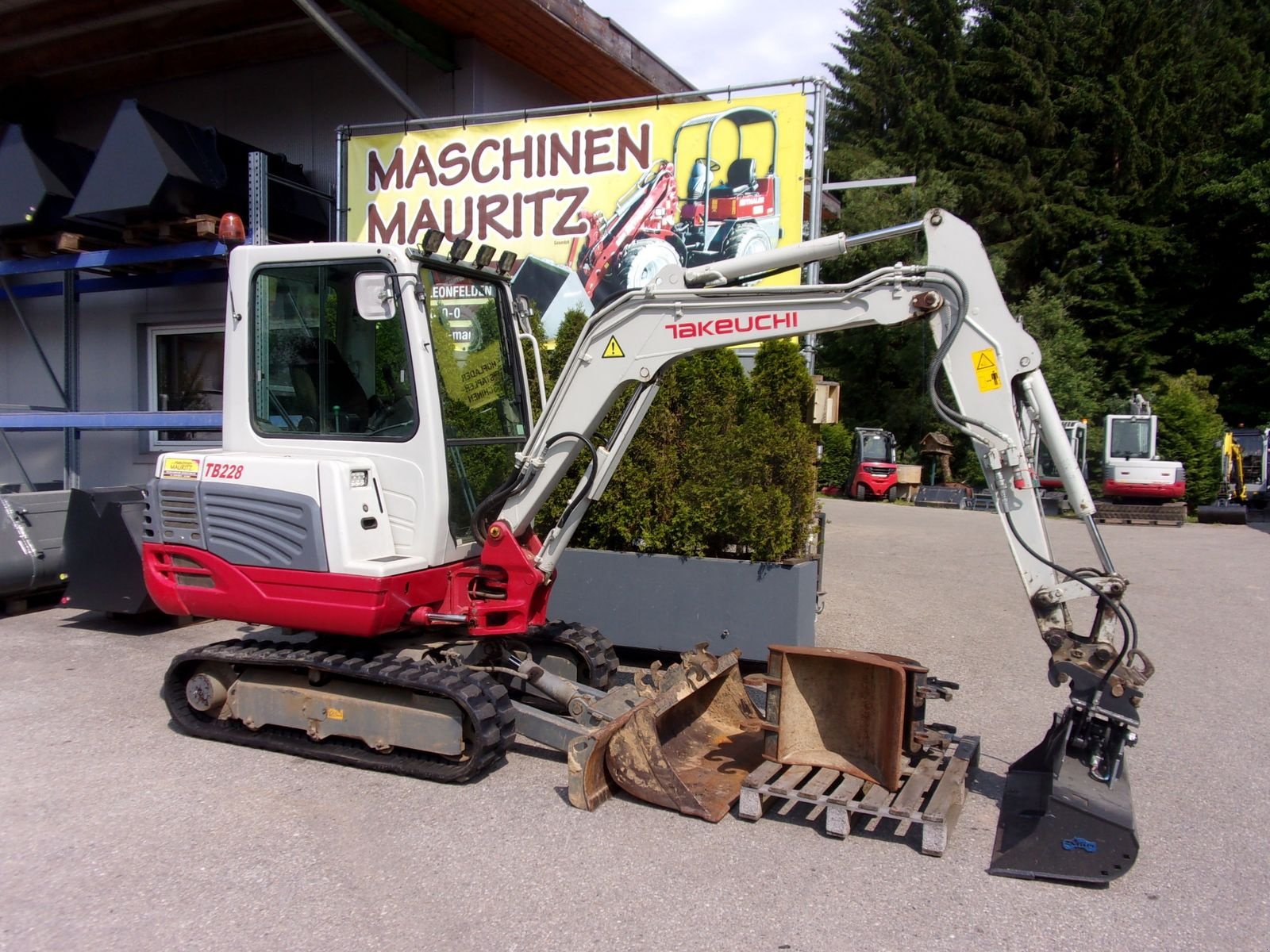 Minibagger Türe ait Takeuchi TB228, Gebrauchtmaschine içinde Bad Leonfelden (resim 1)