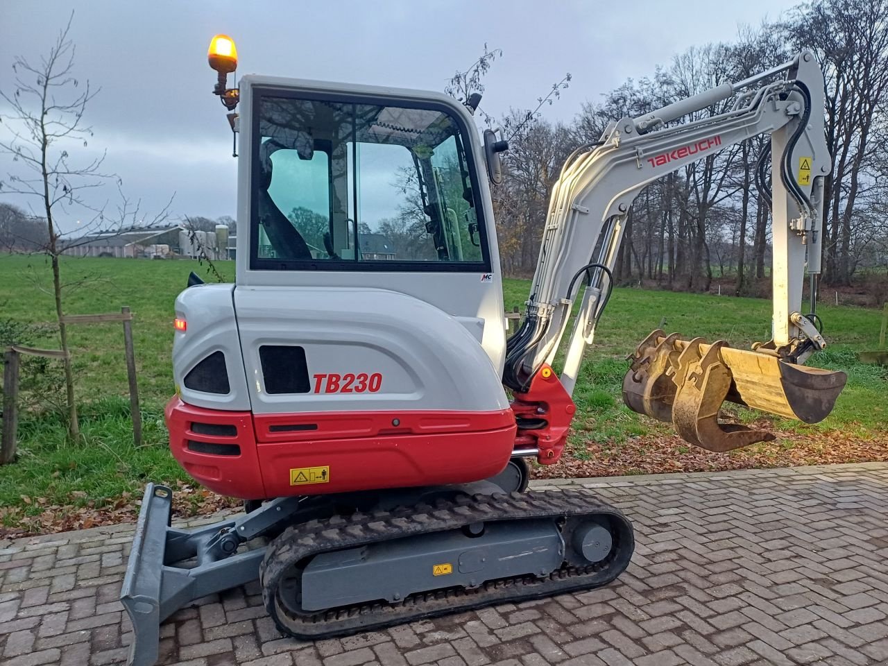 Minibagger del tipo Takeuchi TB230, Gebrauchtmaschine en Terschuur (Imagen 5)