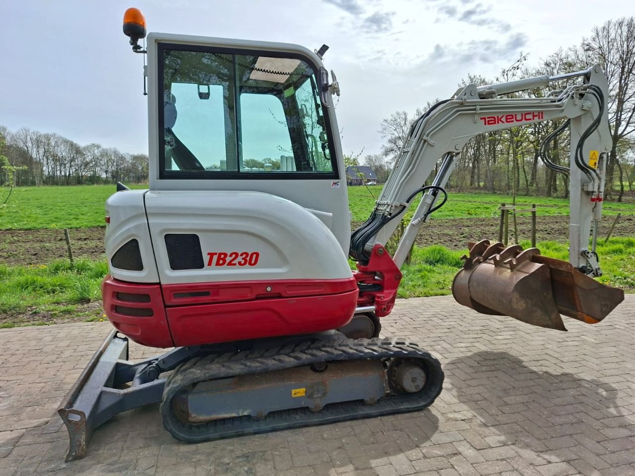 Minibagger del tipo Takeuchi TB230, Gebrauchtmaschine In Terschuur (Immagine 4)