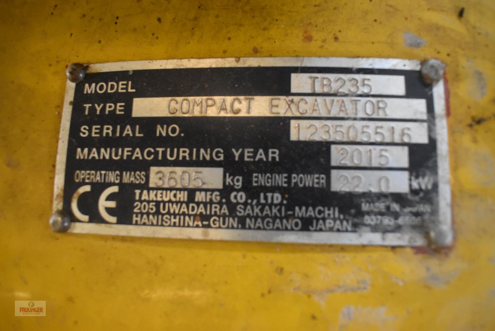 Minibagger του τύπου Takeuchi TB235 mit Powertilt, Gebrauchtmaschine σε Putzleinsdorf (Φωτογραφία 14)