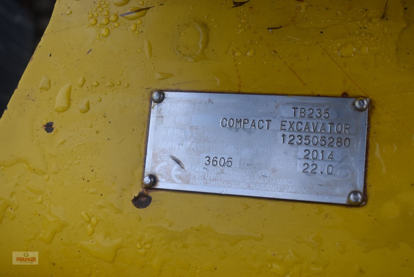 Minibagger typu Takeuchi TB235 mit Powertilt, Gebrauchtmaschine w Putzleinsdorf (Zdjęcie 12)