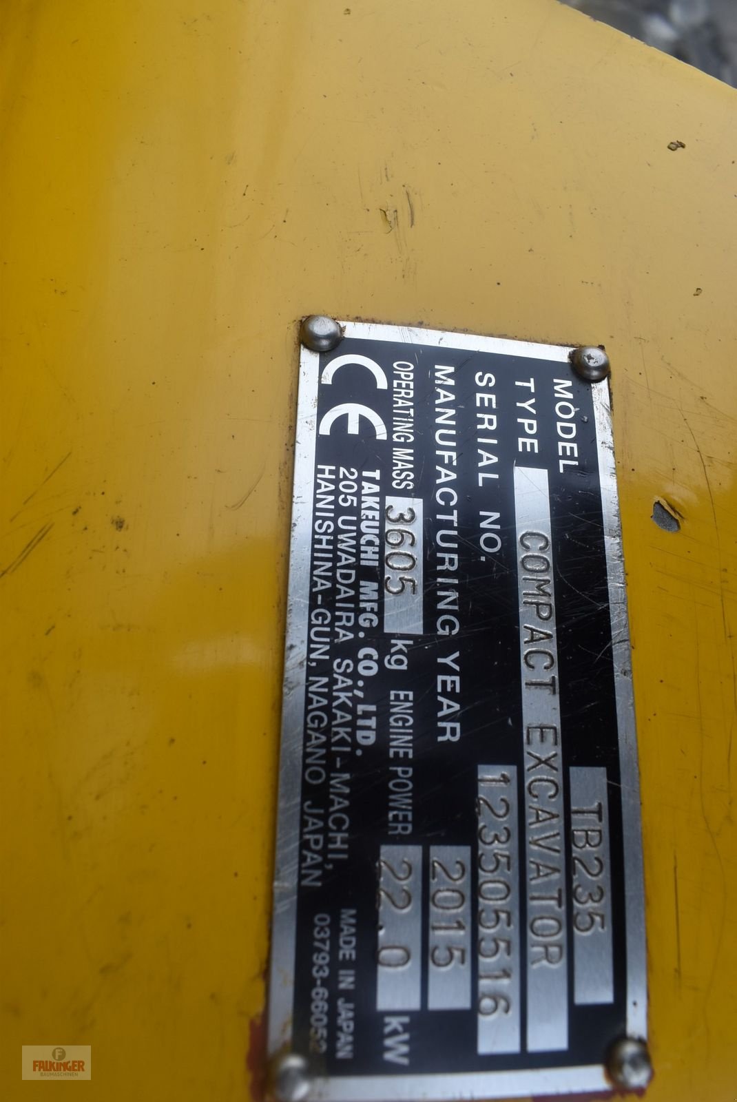 Minibagger типа Takeuchi TB235 mit Powertilt, Gebrauchtmaschine в Putzleinsdorf (Фотография 11)