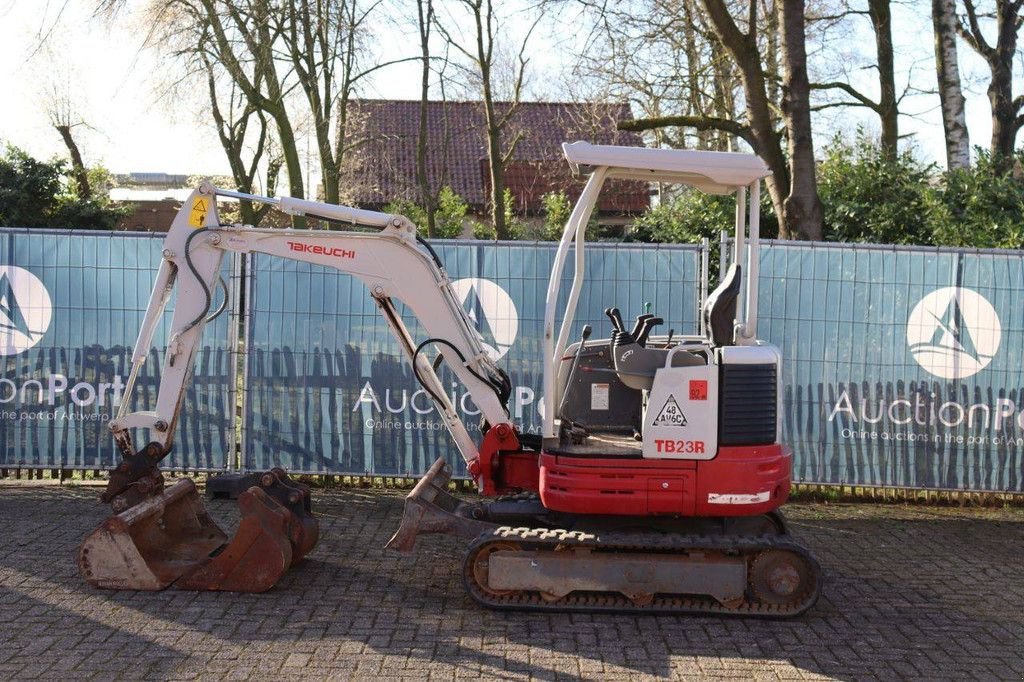 Minibagger typu Takeuchi TB23R, Gebrauchtmaschine v Antwerpen (Obrázek 2)