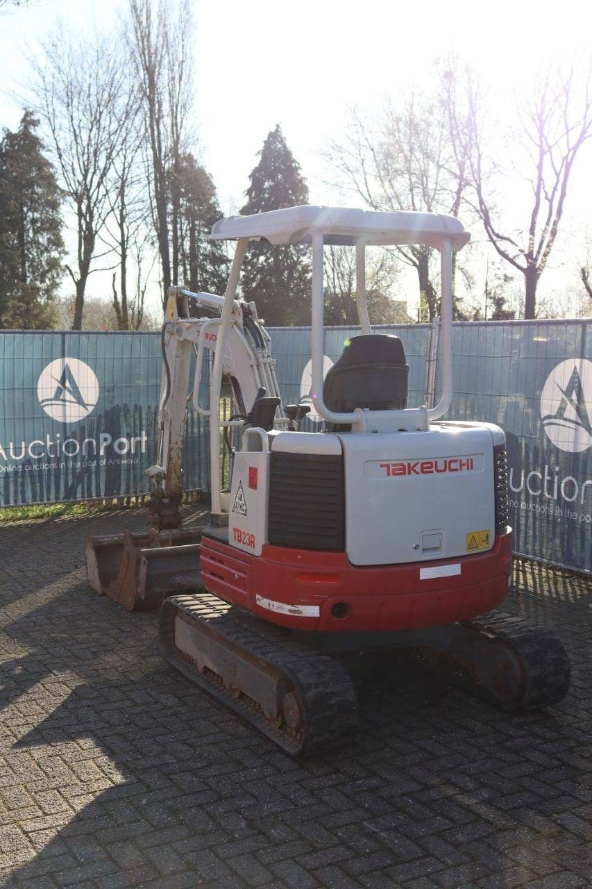 Minibagger typu Takeuchi TB23R, Gebrauchtmaschine v Antwerpen (Obrázek 4)