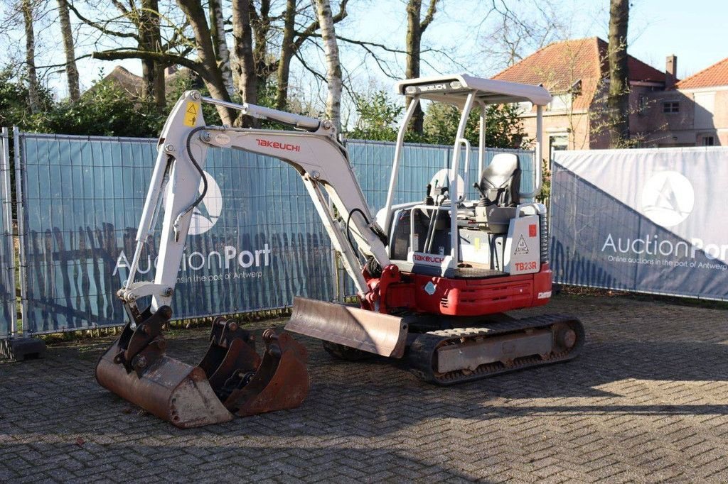 Minibagger typu Takeuchi TB23R, Gebrauchtmaschine v Antwerpen (Obrázek 10)