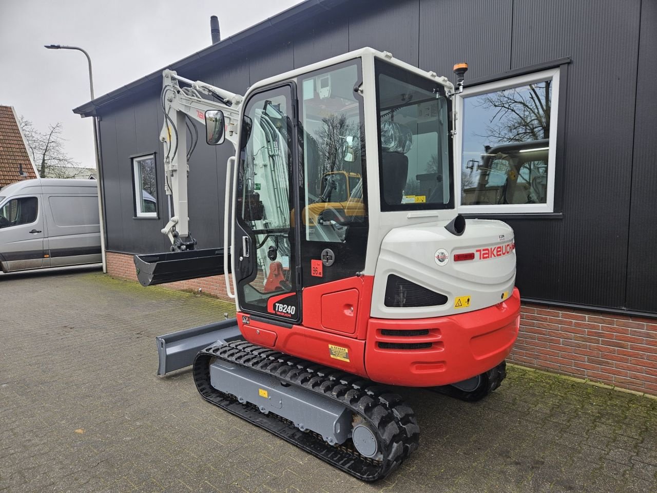 Minibagger des Typs Takeuchi TB240 stage V, Gebrauchtmaschine in Haaksbergen (Bild 9)