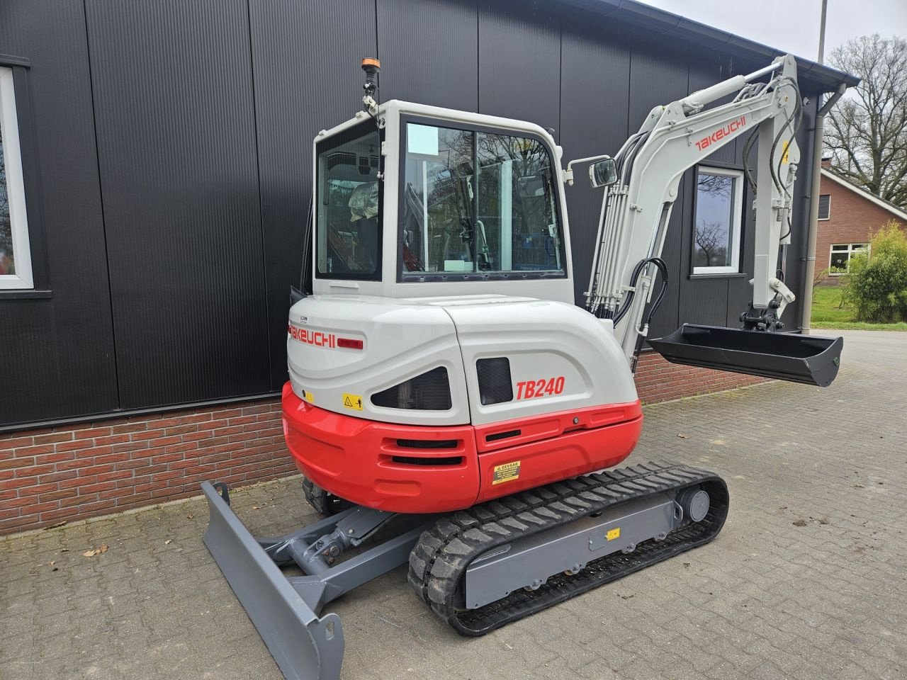 Minibagger типа Takeuchi TB240 stage V, Gebrauchtmaschine в Haaksbergen (Фотография 10)