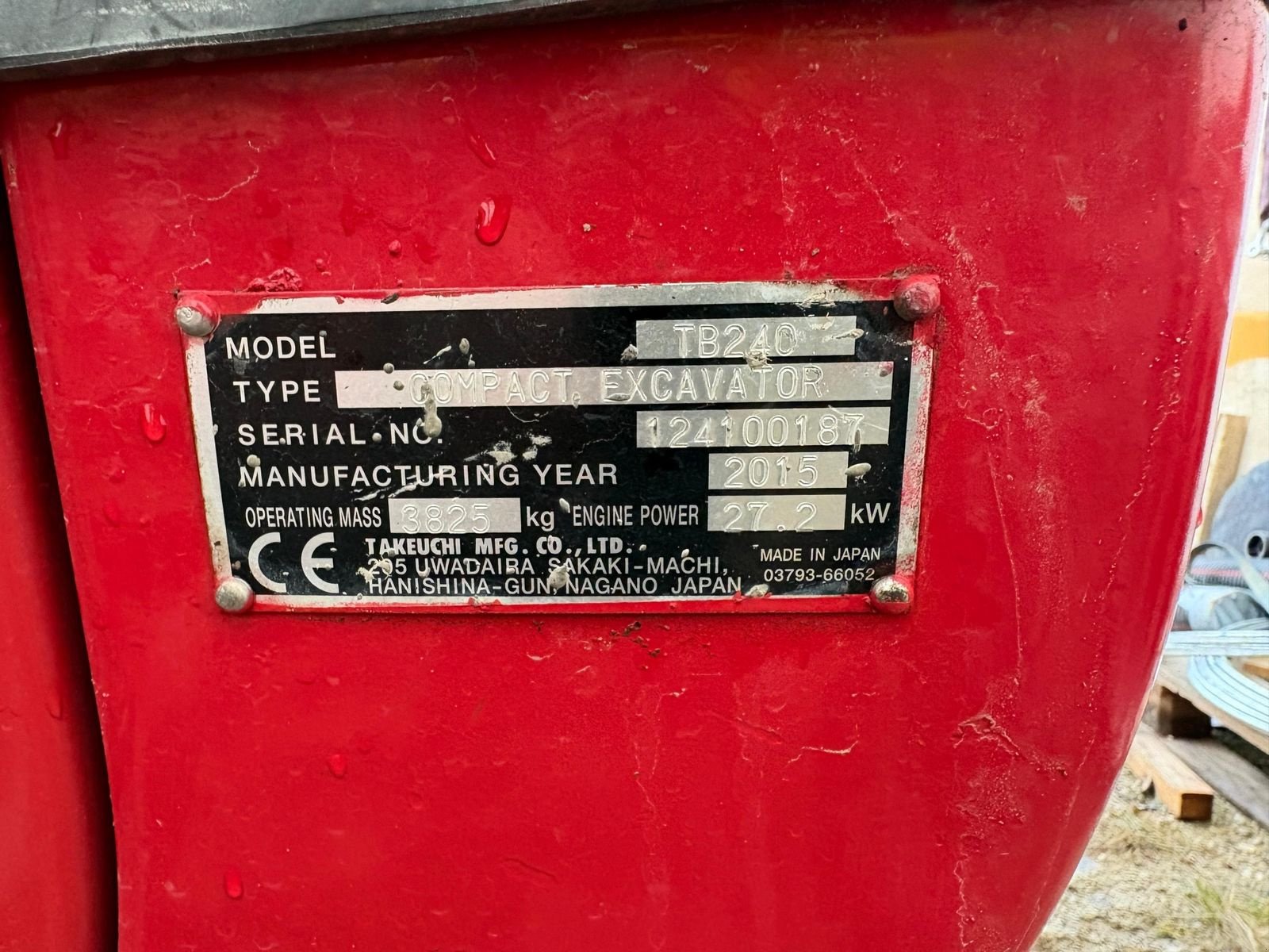 Minibagger del tipo Takeuchi TB240, Gebrauchtmaschine In Gabersdorf (Immagine 20)