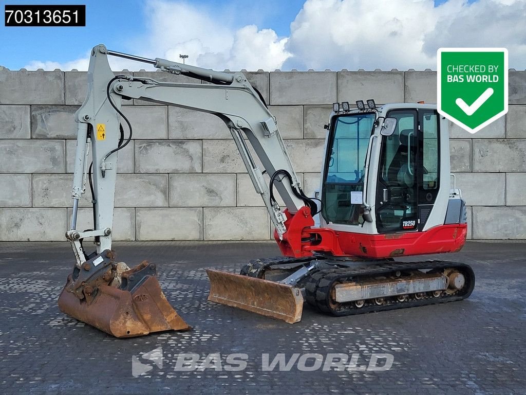 Minibagger typu Takeuchi TB250 A/C - 3 Buckets, Gebrauchtmaschine v Veghel (Obrázek 1)