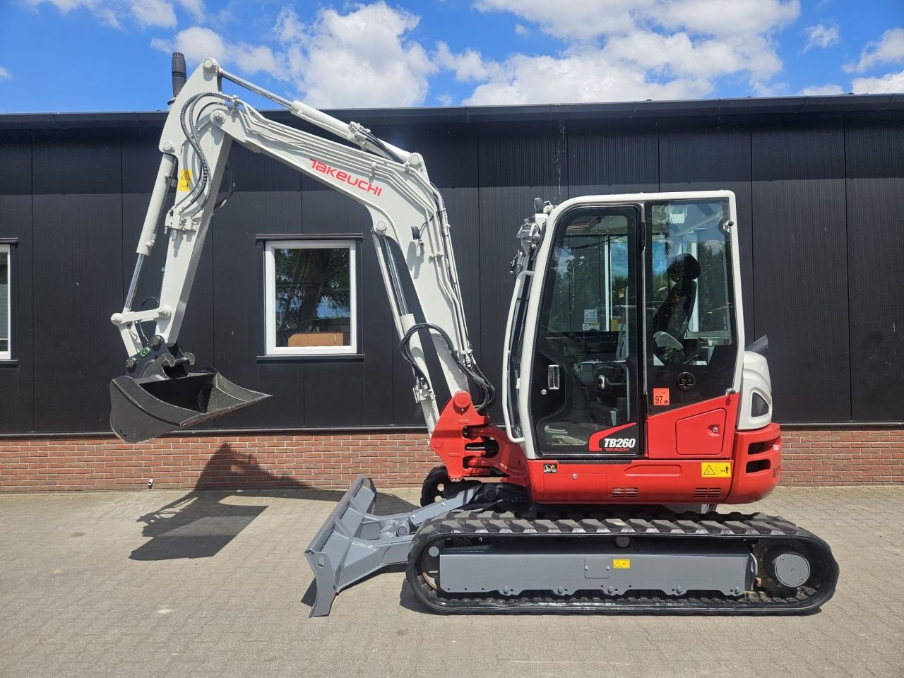 Minibagger van het type Takeuchi TB260 Demo Stage V, Gebrauchtmaschine in Haaksbergen (Foto 1)