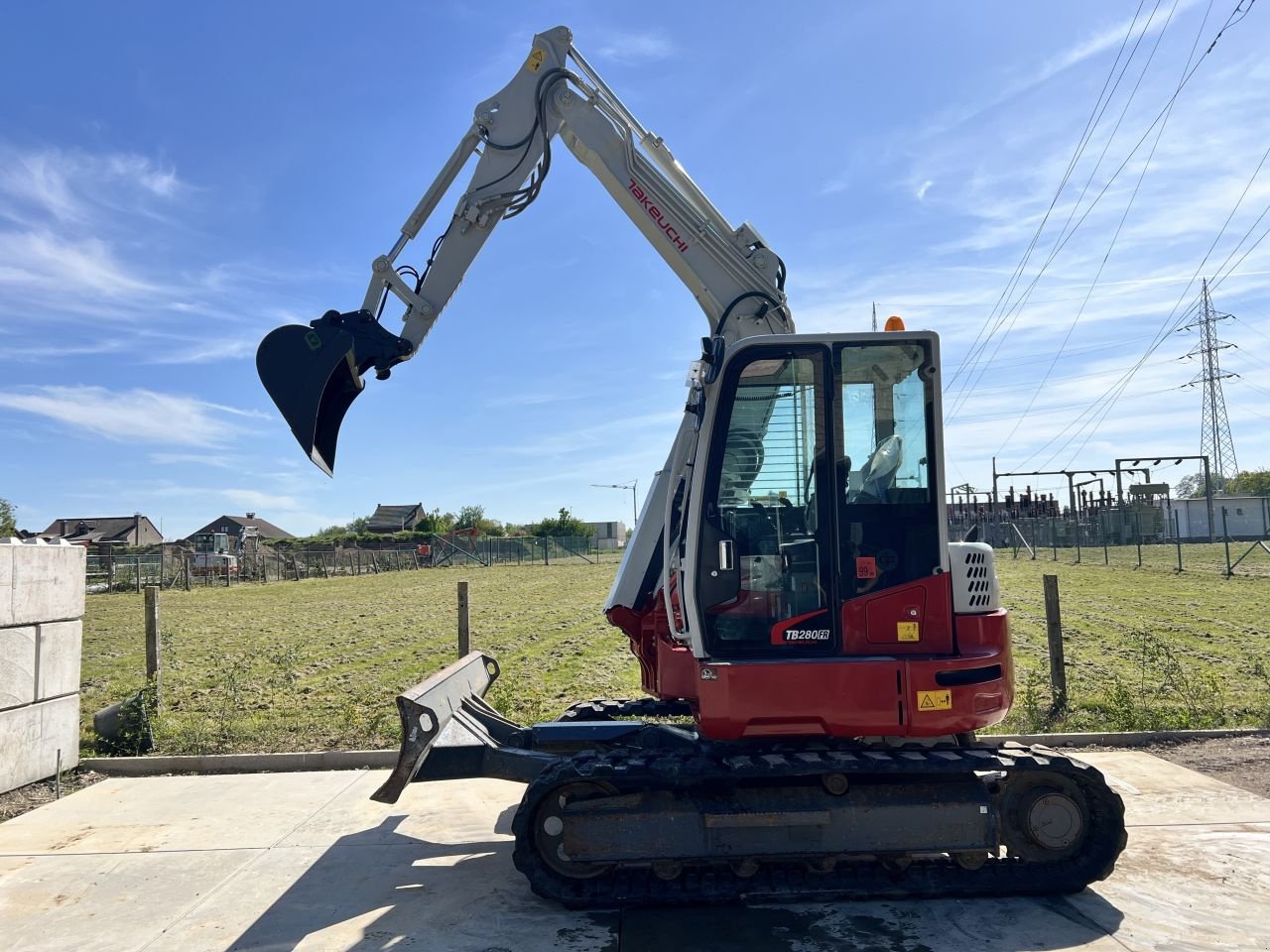 Minibagger des Typs Takeuchi TB280FR, Gebrauchtmaschine in Lanaken (Bild 1)