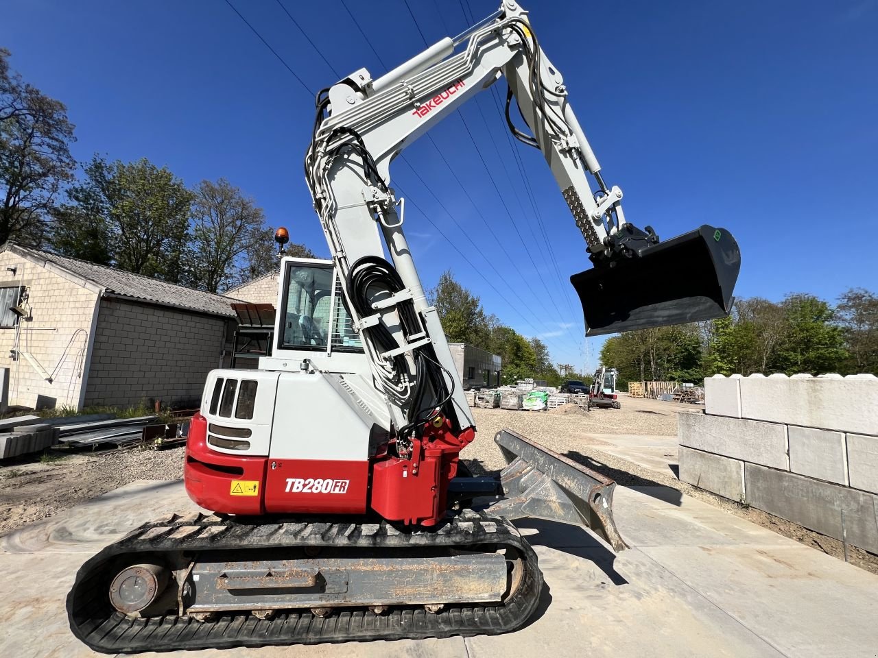 Minibagger des Typs Takeuchi TB280FR, Gebrauchtmaschine in Lanaken (Bild 4)