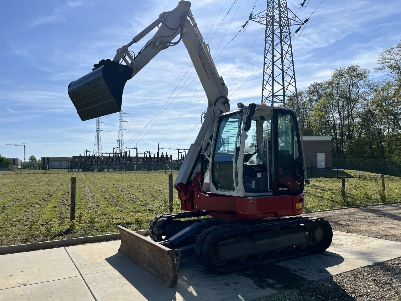 Minibagger des Typs Takeuchi TB280FR, Gebrauchtmaschine in Lanaken (Bild 2)