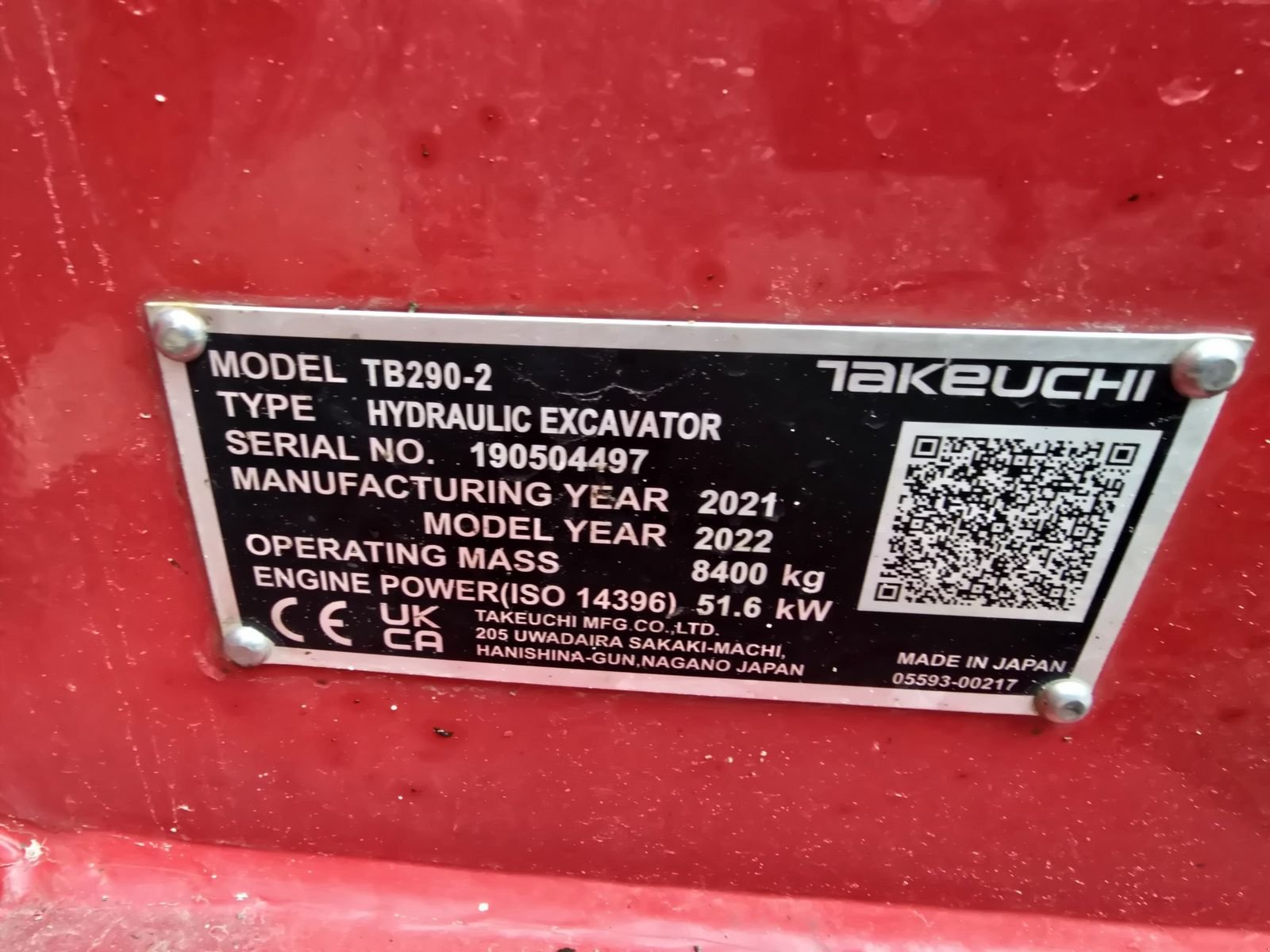 Minibagger tipa Takeuchi TB290-2, Gebrauchtmaschine u Gabersdorf (Slika 12)