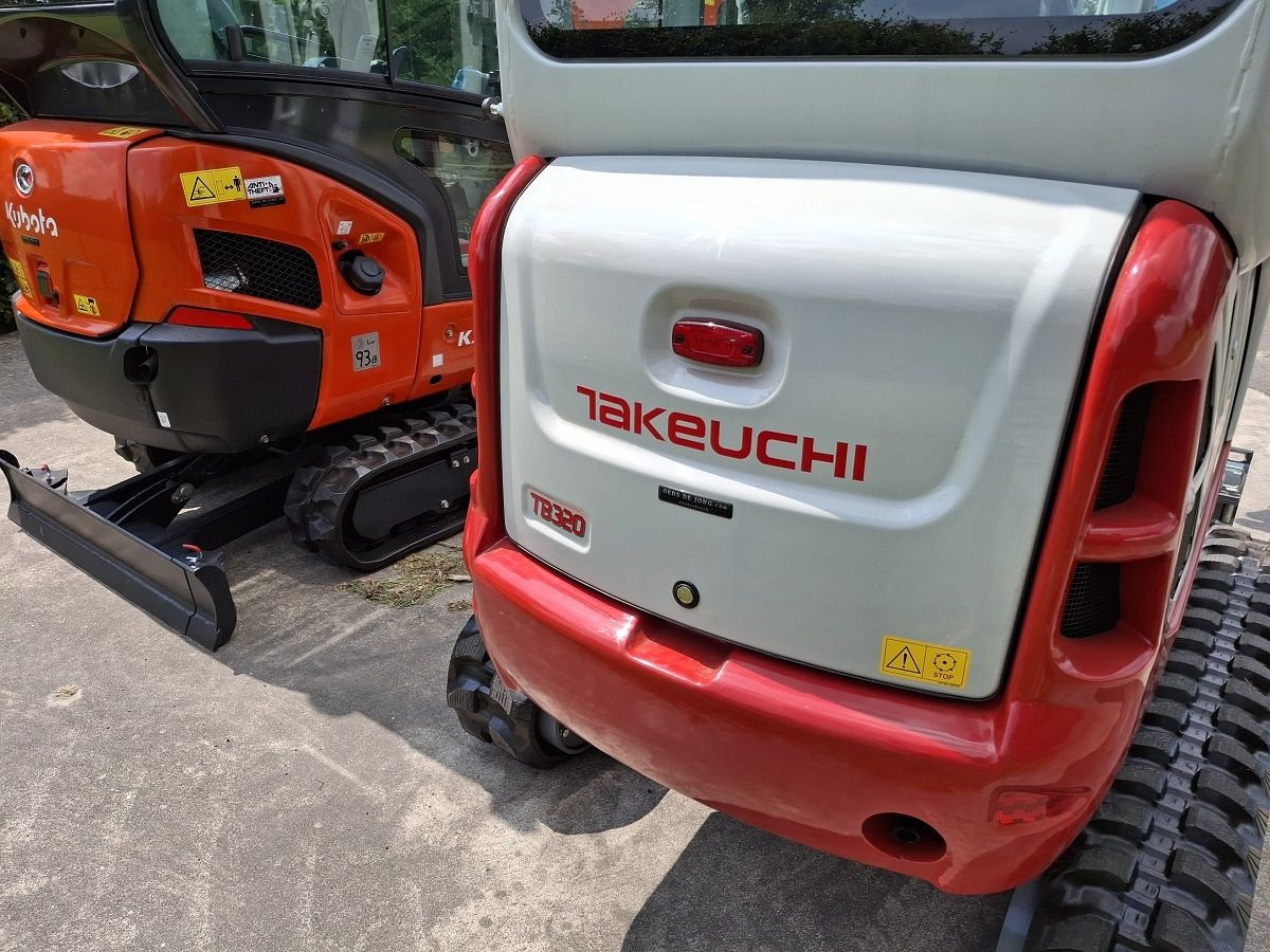 Minibagger des Typs Takeuchi TB320, Neumaschine in Donkerbroek (Bild 4)