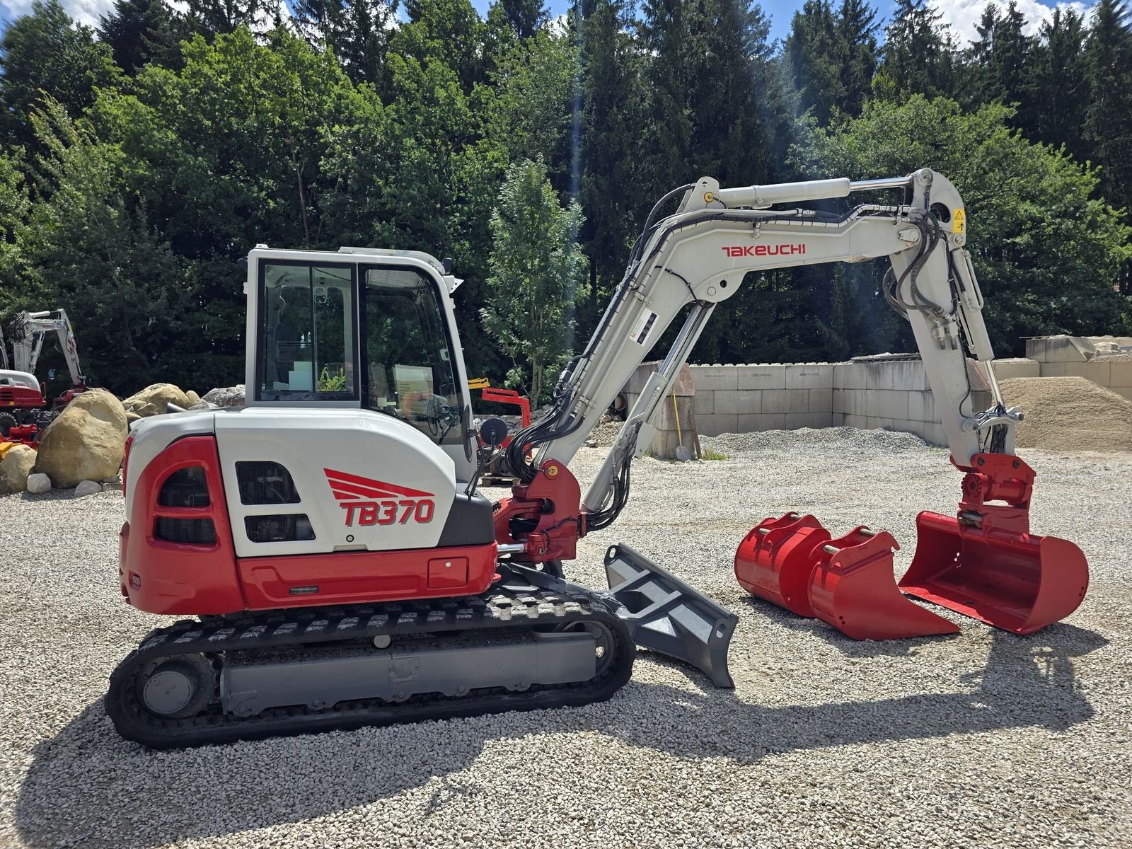 Minibagger Türe ait Takeuchi TB370, Gebrauchtmaschine içinde Gabersdorf (resim 25)