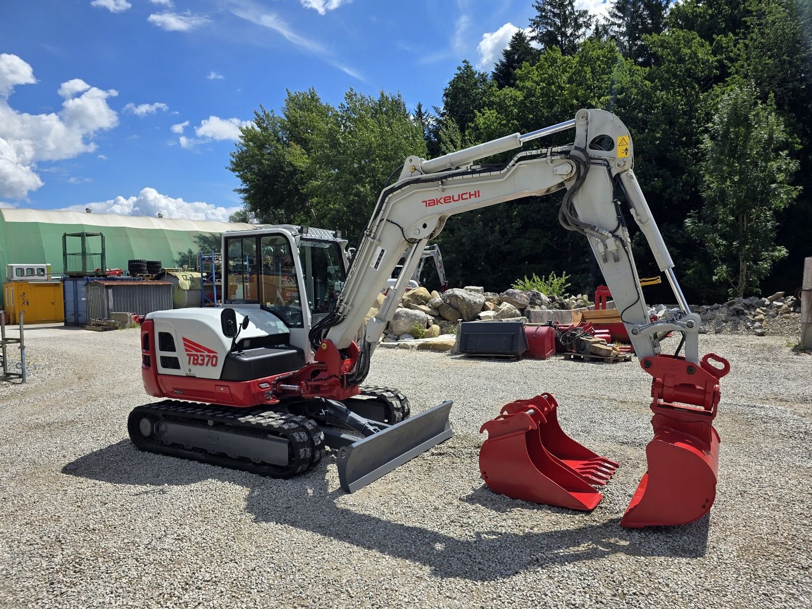 Minibagger Türe ait Takeuchi TB370, Gebrauchtmaschine içinde Gabersdorf (resim 26)