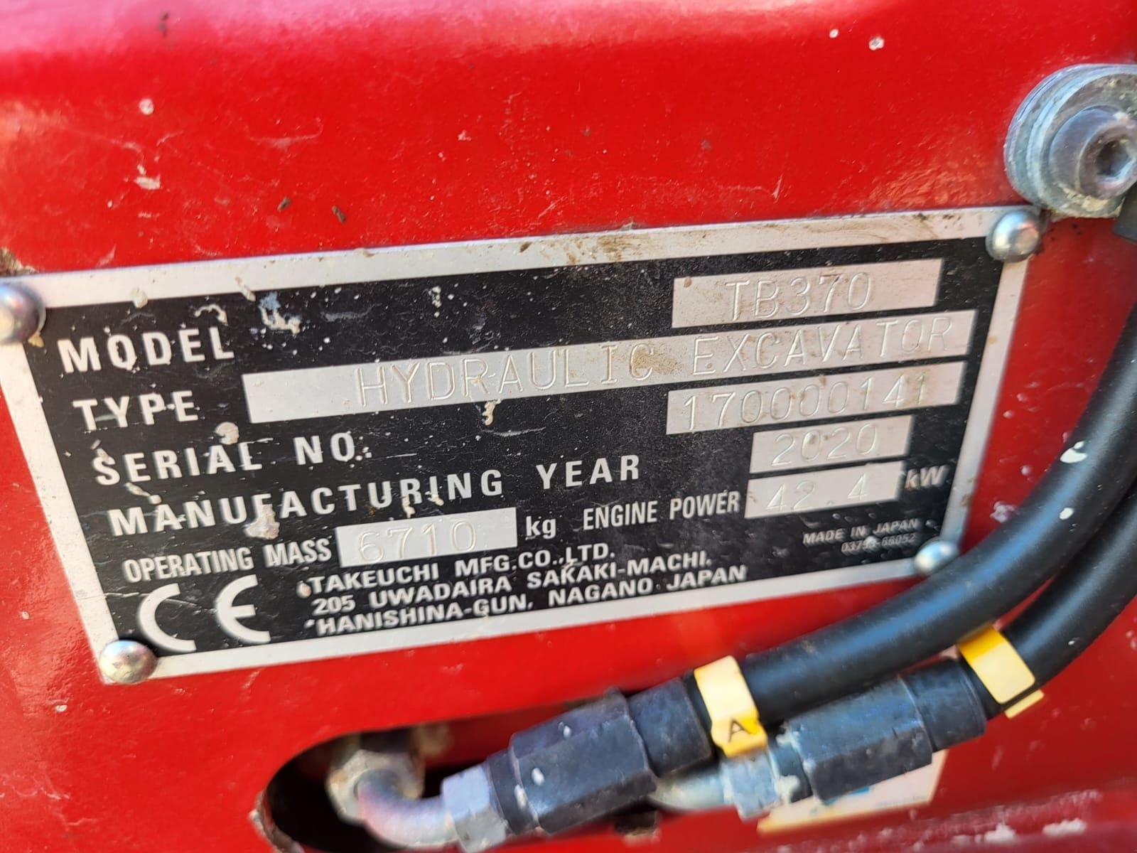 Minibagger типа Takeuchi TB370, Gebrauchtmaschine в Gabersdorf (Фотография 12)