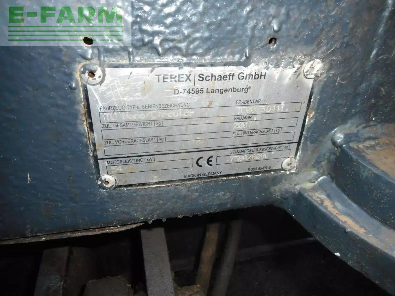 Minibagger tip Terex tc75 ( 7,5 tonnen ) 5 löffel + hydr. sw, Gebrauchtmaschine in ST. NIKOLAI/DR. (Poză 5)