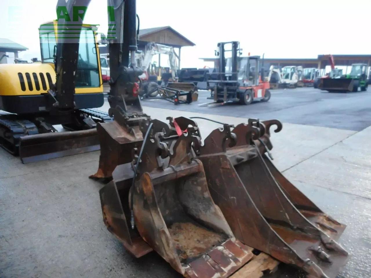 Minibagger tip Terex tc75 ( 7,5 tonnen ) 5 löffel + hydr. sw, Gebrauchtmaschine in ST. NIKOLAI/DR. (Poză 8)